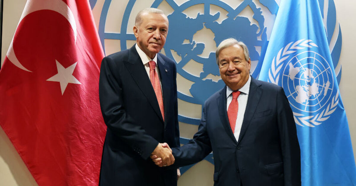 BM Genel Sekreteri Guterres’ten Cumhurbaşkanı Erdoğan’a teşekkür